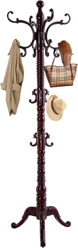 Wooden coat rack - rack, freestanding