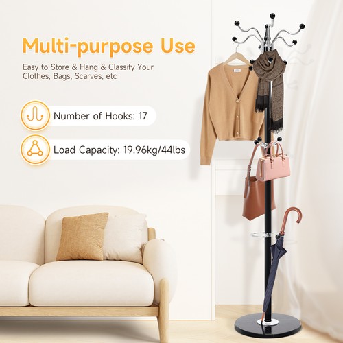 Heavy duty coat rack hat - coat,