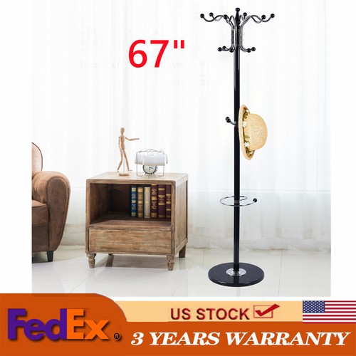 Freestanding metal hall tree - hall,