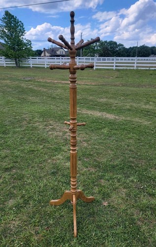 Vintage solid wood swivel - vintage, 74"