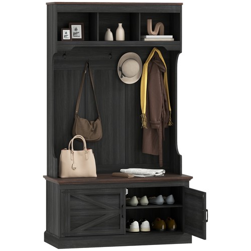 Hall tree with - hall, storage