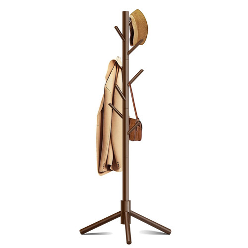 Wooden tree coat rack stand - coat,