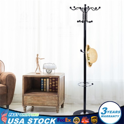 Freestanding metal hall tree - metal,