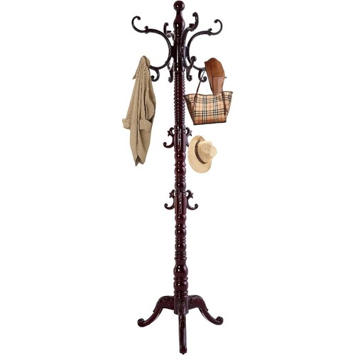 Wooden coat rack freestanding - wooden,